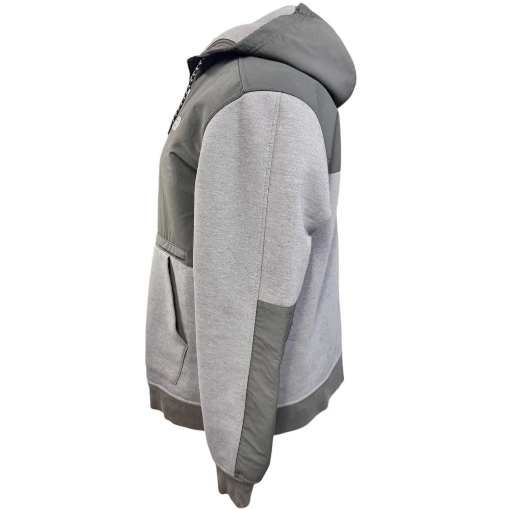 The North‎ Face Mens Full Zip Hoodie Jacket Grey XL Polyester Blend